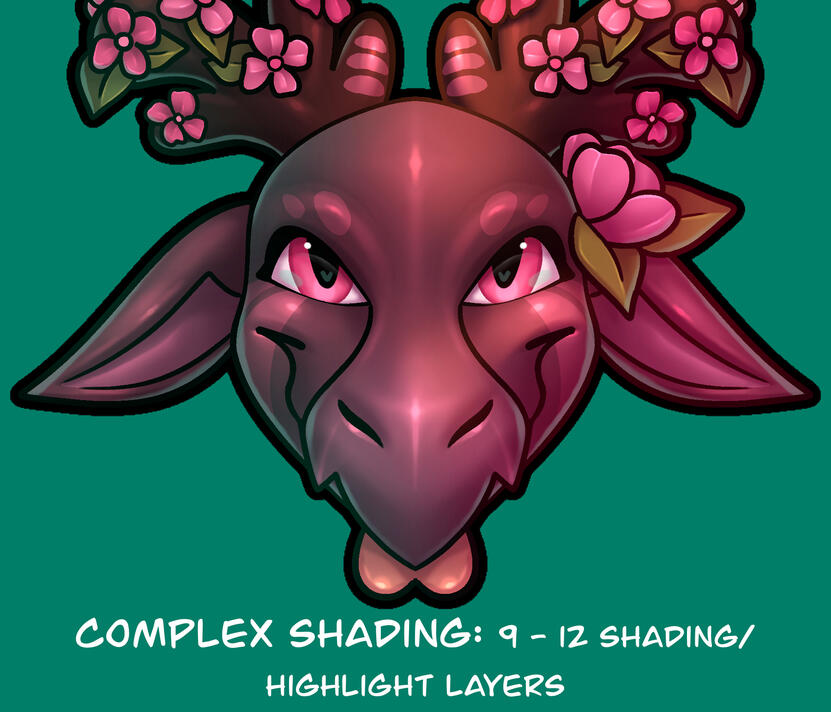 Complex shading example